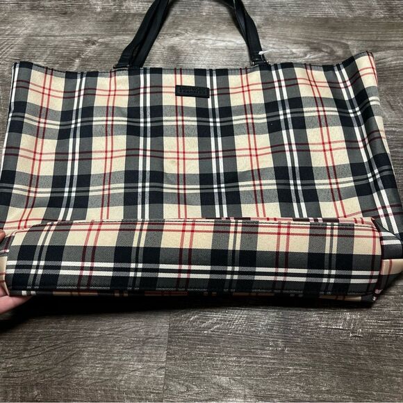 New York & Company Plaid Tote Bag w Matching Wallet NWT - Picture 5 of 10